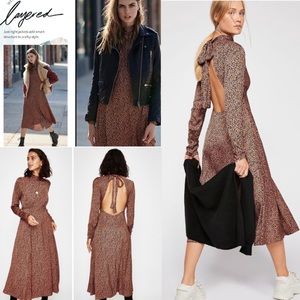 FREE PEOPLE Loveless Midi Dress Size 2